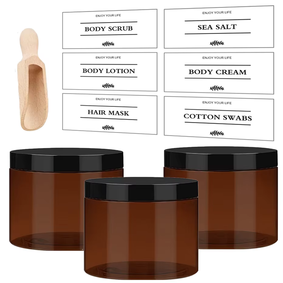 Récipient de stockage de sel de bain réutilisable, boîte de distributeur de gIslande corporel, étui
