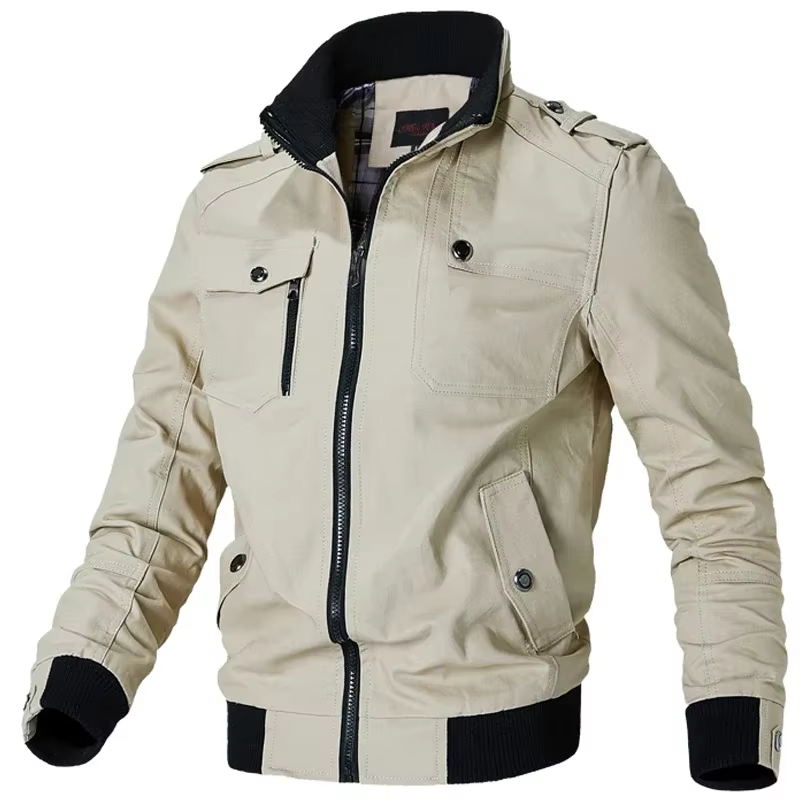Vestes cargo pour hommes nouvelle mode bombardier vêtements pour hommes simple style britannique cha