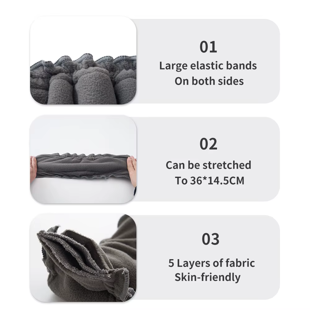 Elinfant – toutes sortes d'insertions de couches en coton de bambou, microfibre de bambou, charbon d