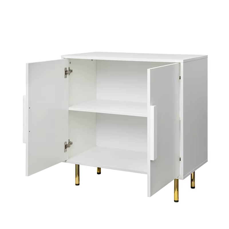 Armoire de rangement moderne avec poignée, buffet, armoires de rangement, 2 portes, salon, salle à m