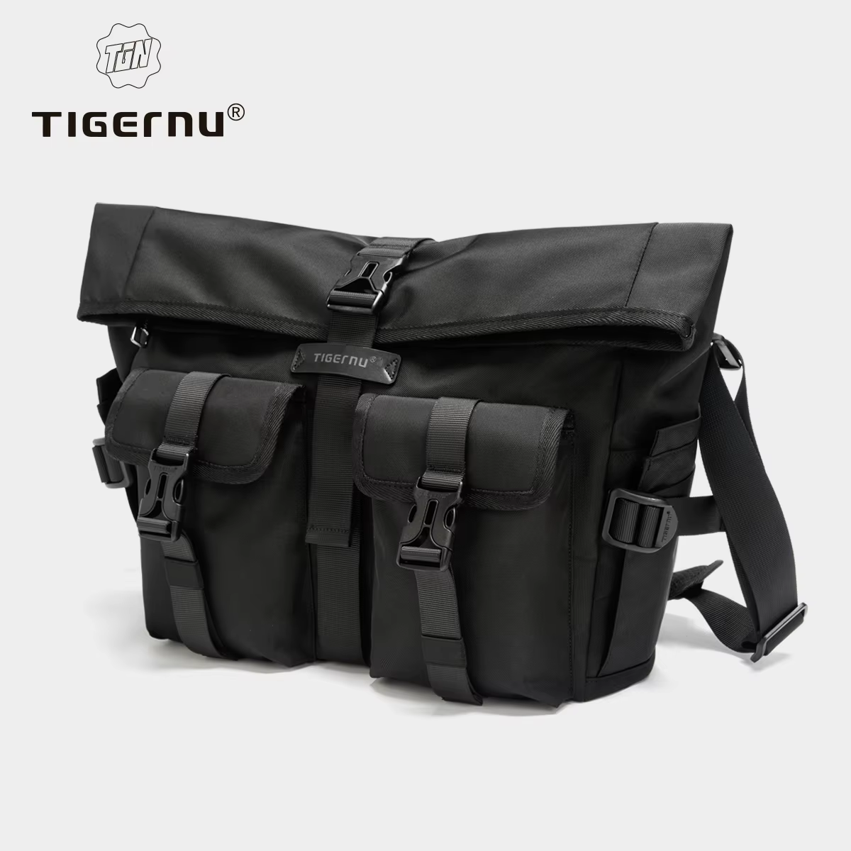 Tigernu mode sacs à bandoulière pour hommes sacs à bandoulière mâle sacs extensibles 13.3 pouces poc