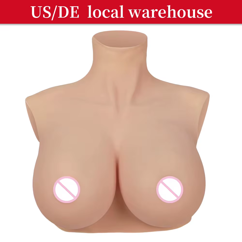 Crosscommode Silicone faux femmes corps seins formes de poitrine version légère version mince cospla