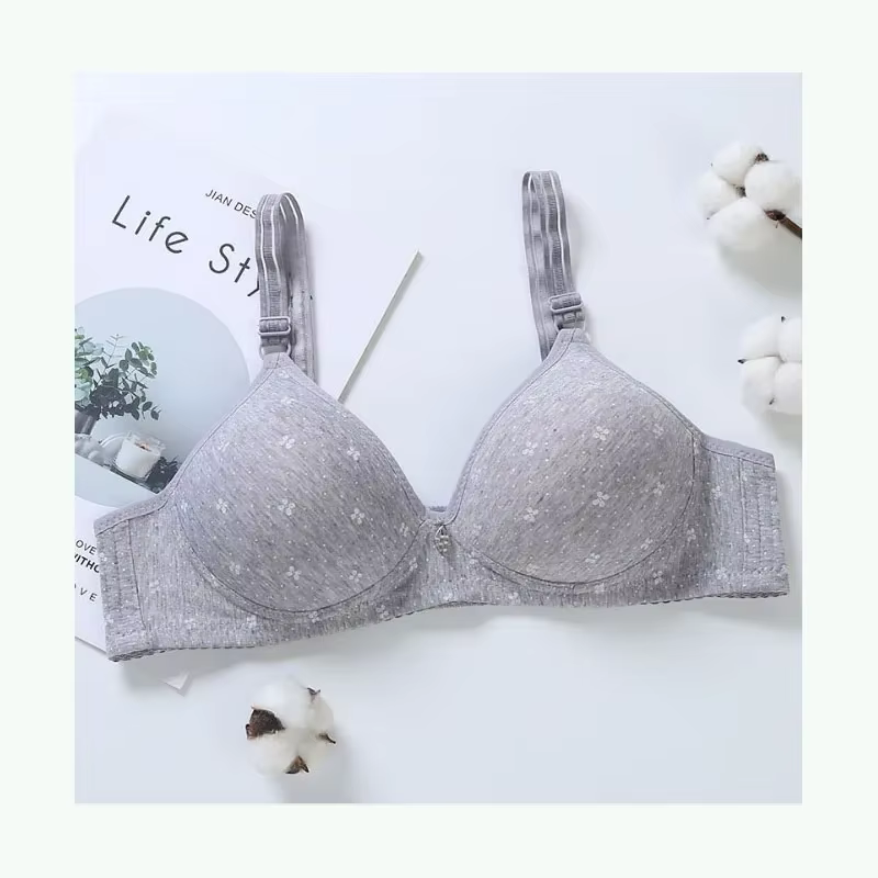 Soutien-gorge classique sans armatures pour femme, en coton sans couture, pour mère, bon maintien, b