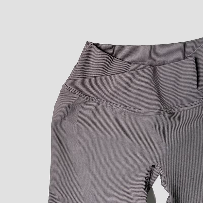 Shorts d'entraînement taille haute d'été sans couture, sexy, à taille croisée, pour la course et le 