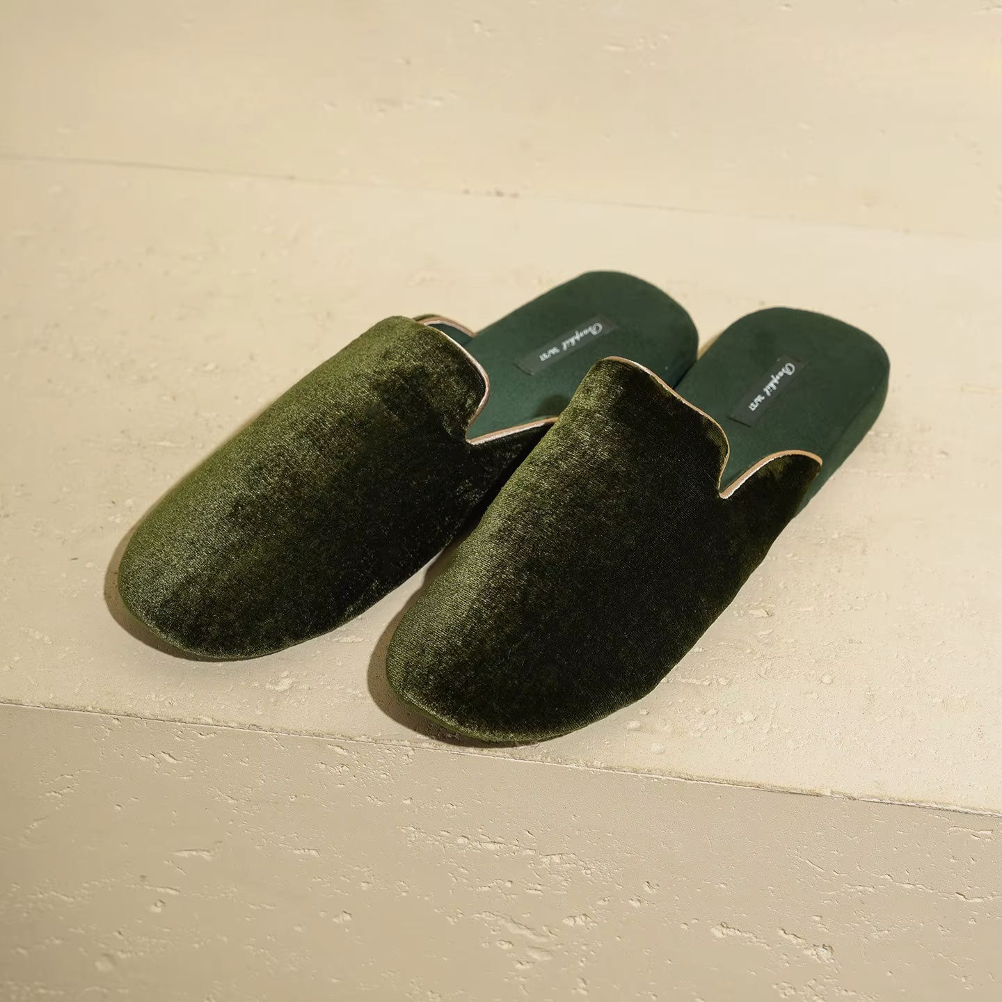 Pantoufles d'intérieur de Style chinois pour femmes, pantoufles chaudes en fourrure avec tissu en so