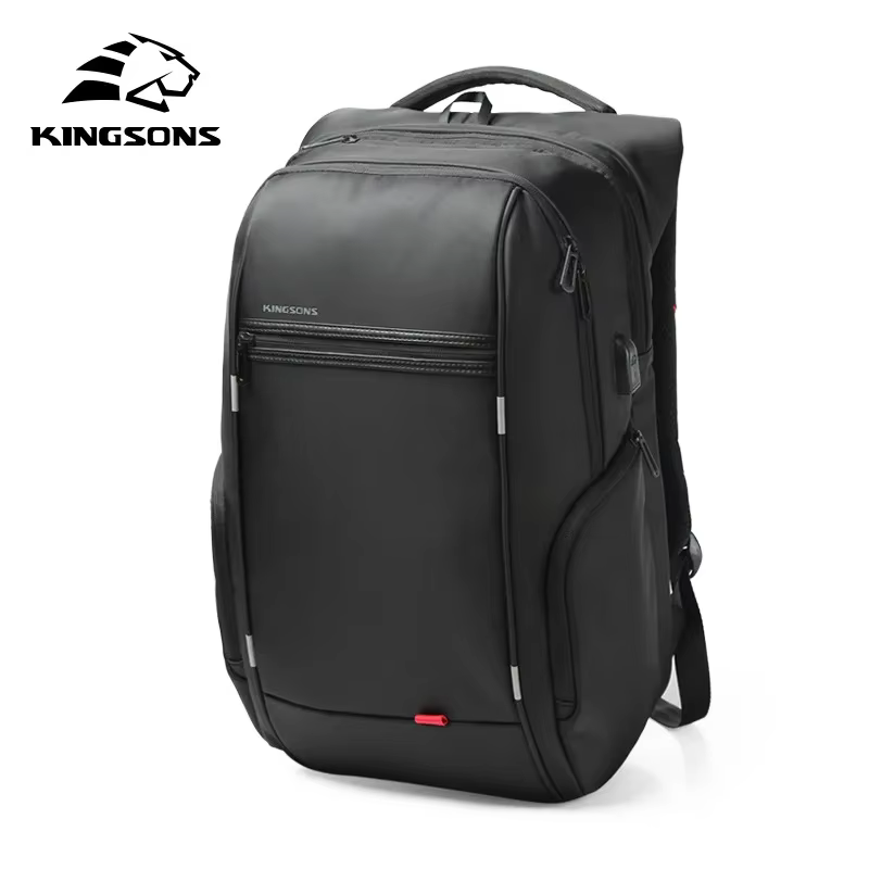 Kingsons-Sac à dos étanche pour homme et femme, avec chargeur USB, pour l'école, antivol, pour ordin