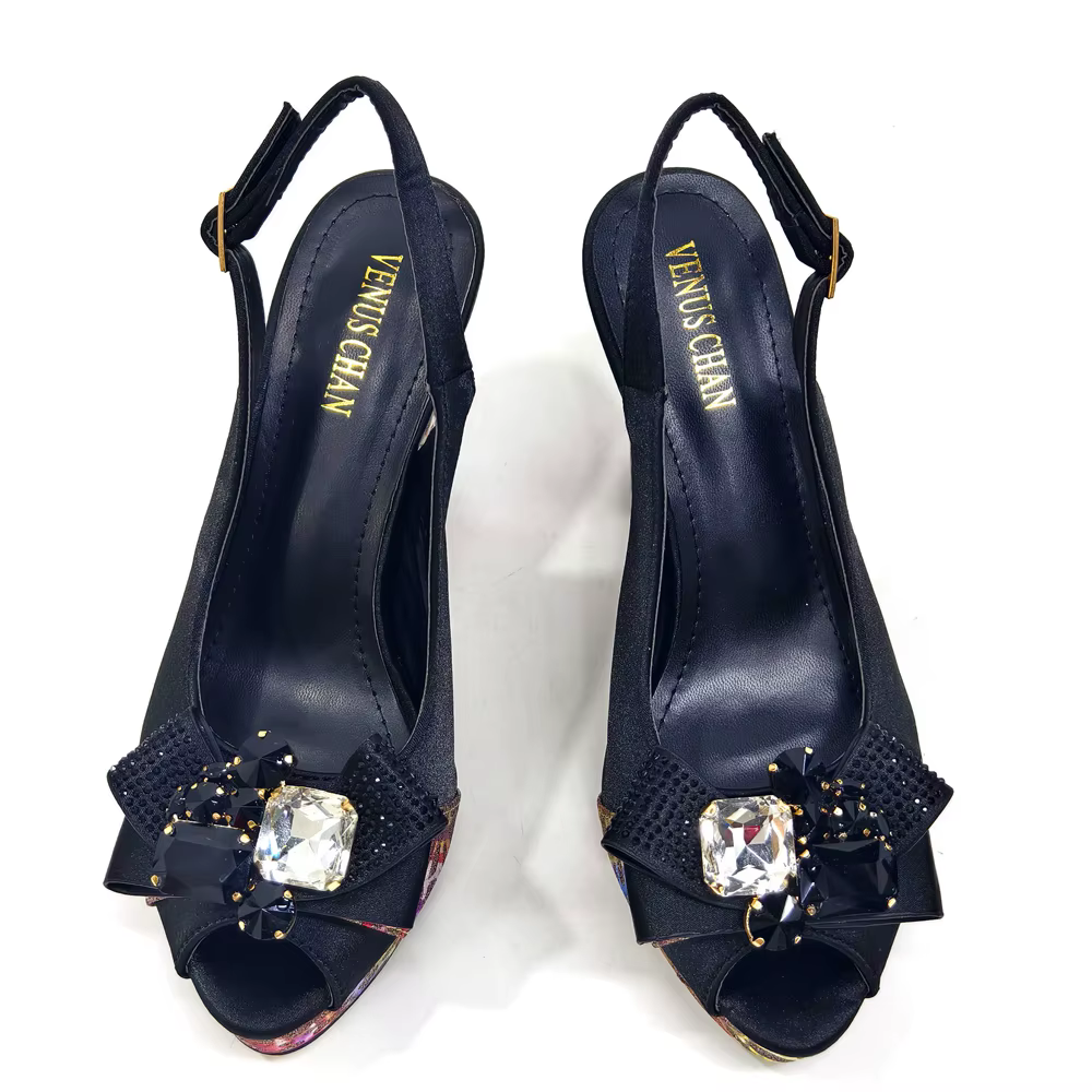 Venus Chan-Ensemble de Chaussures et Sac à Talons Hauts pour Femme, Élégant, Style INS, Nigérian, Po