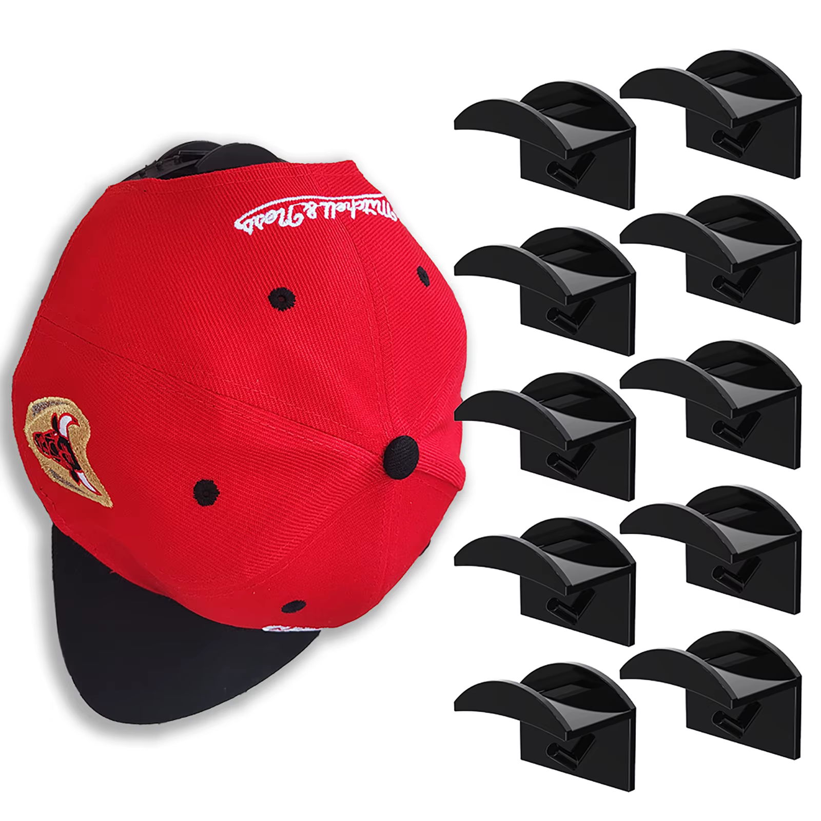 5/10 pièces casquette de Baseball crochet sans trace chapeau cintre mural casquette casque collier o