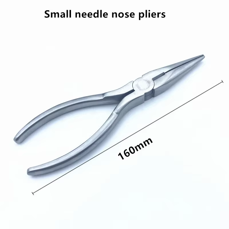 Pince Antarctique Plate avec Mâchoires Dentelées, Instrument Orthopédique Vétérinaire, Grand, Petit