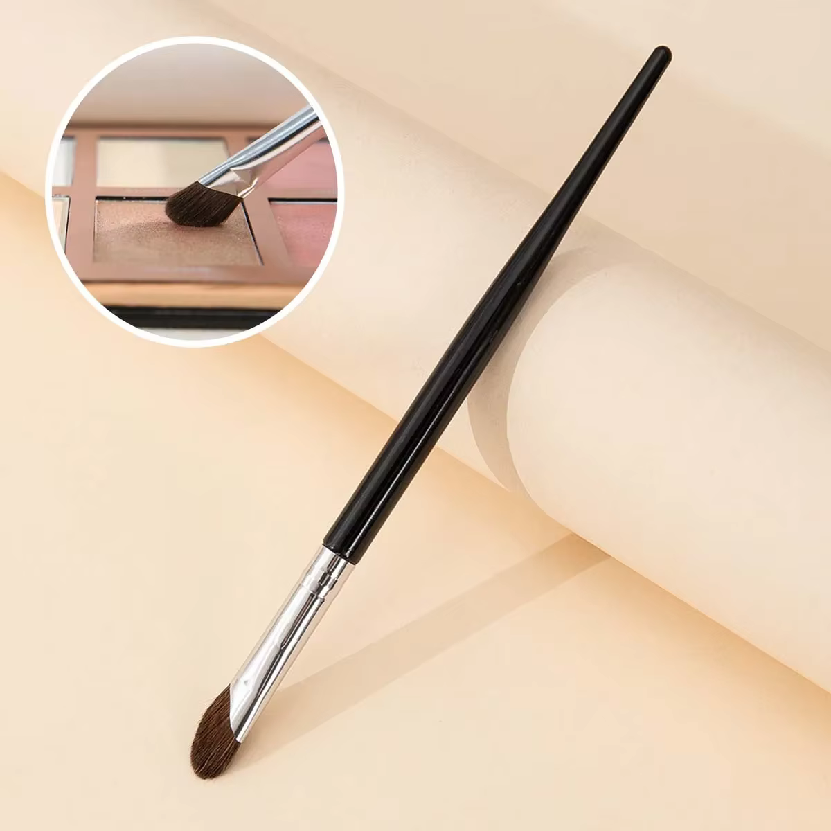 Pinceau d'ombre antarctique 3D pour contour du visage, brosse de maquillage, blush à tête douce, sur
