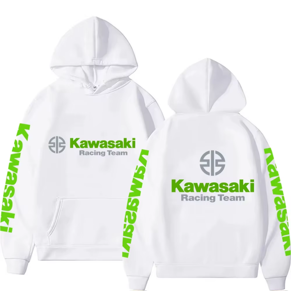 2025 nouveau printemps et automne hommes nouveau logo de moto Kawasaki sweat à capuche pour femme dé