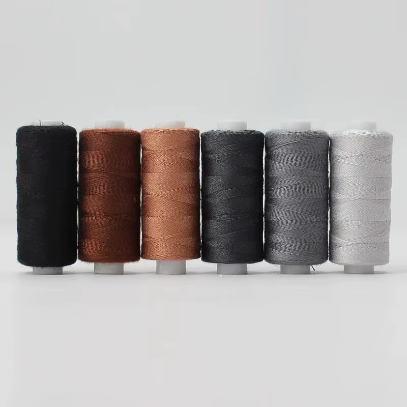 Fil à Coudre en Polyester de Couleurs Assorties, pour Couture et Broderie Intermédiaire, 6 Pièces/Pa