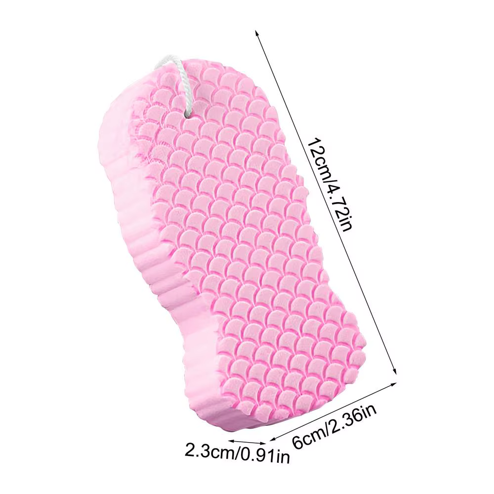 Éponge de bain douce, brosse de massage exfoliante pour le corps, gant de toilette, outils de douche