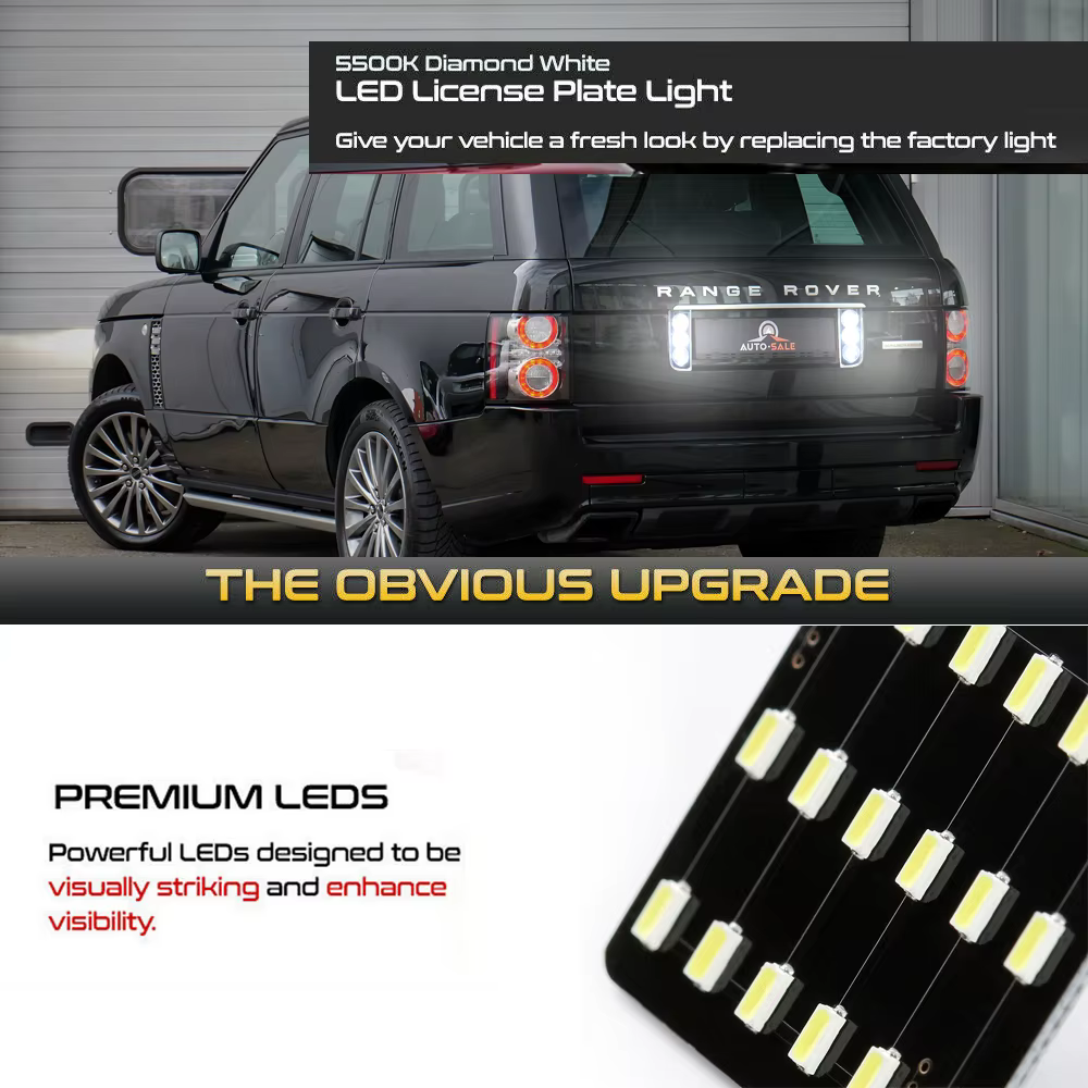 Feux de barrage de secours à LED pour Land Rover Range Rover L322, lampes de pare-chocs arrière, OEM