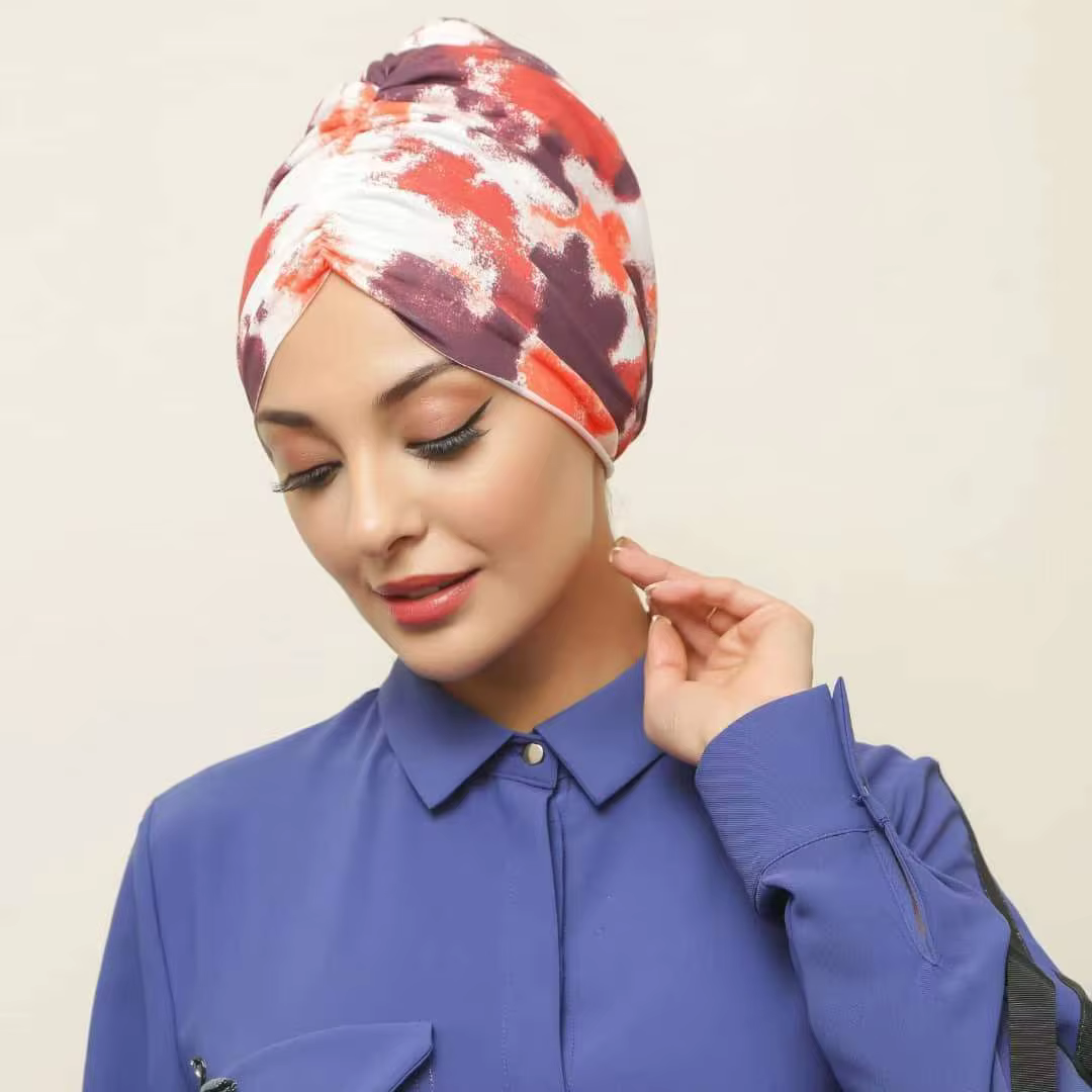 Musulman instantané Turban Abaya Hijab sous-capuchon Abayas Hijabs casquette pour femme Jersey robe 
