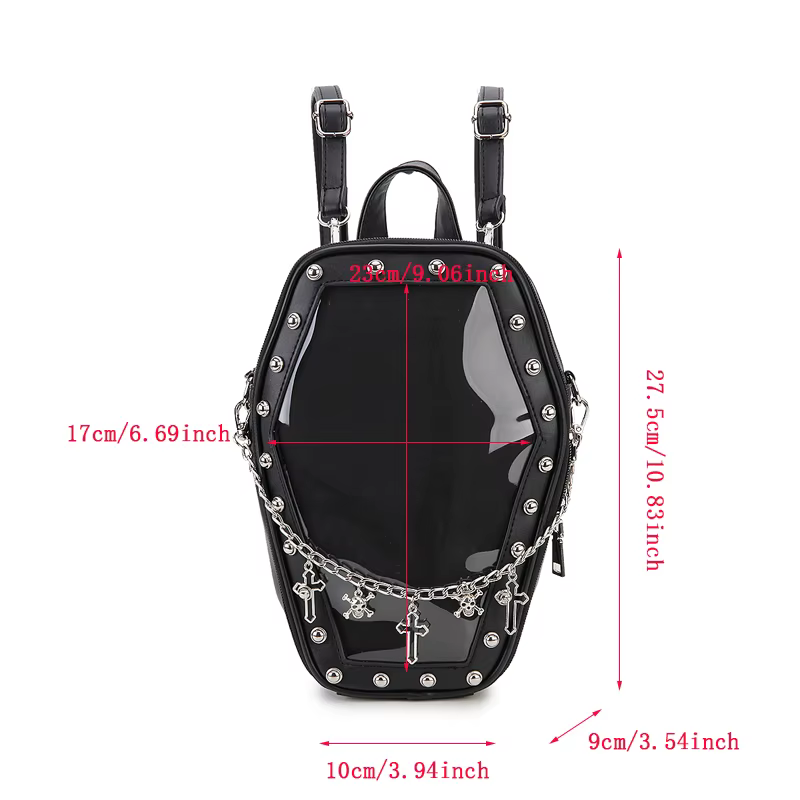 Ailes de chauve-souris Ita sac à dos émail broche affichage sac à bandoulière Goth broche collecteur