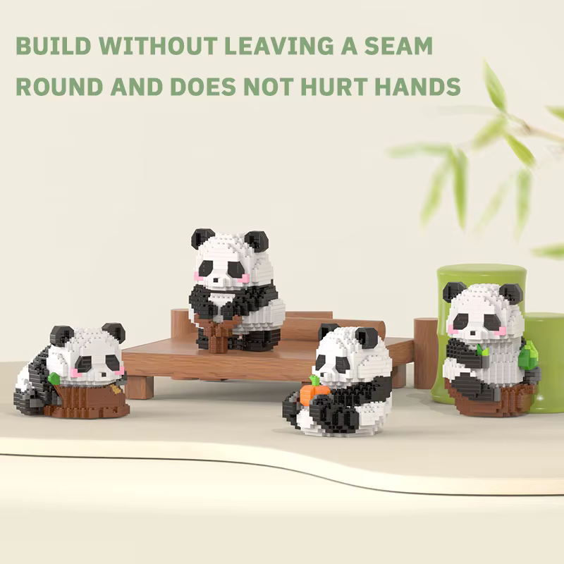 Mini Animal de Style Chinois à Assembler Soi-Même, Briques de Construction, Modèle Créatif, pour Gar