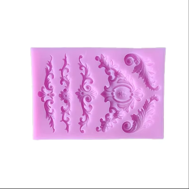 Moule en silicone pour fondant au chocolat, nouveau modèle rétro de style européen, bricolage, cuiss