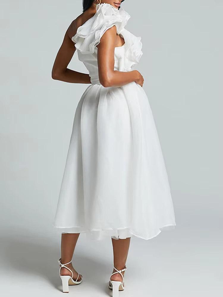 FibrLoungewear-Robe de soirée patchwork pour femme, robe maxi évidée à bandage solide, robe élégante