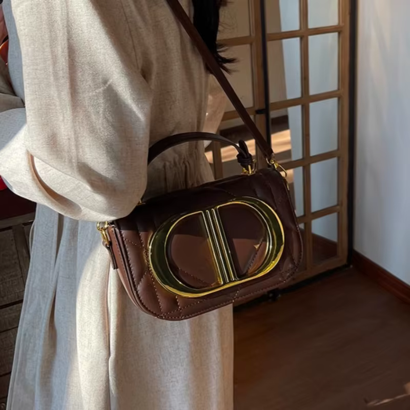 Sac à main en cuir classique élégant de luxe de créateur célèbre pour femmes, sac à bandoulière, sac