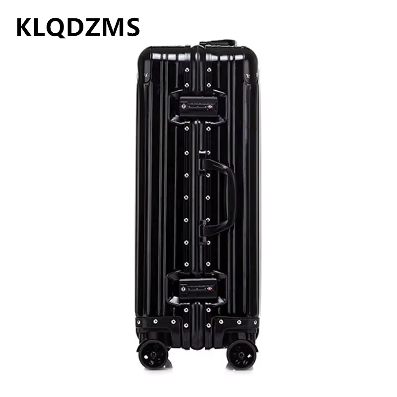 KLQDZMS 20 "24" 26 "29 pouces bagages d'affaires tout en aluminium magnésium alliage boîte d'embarqu
