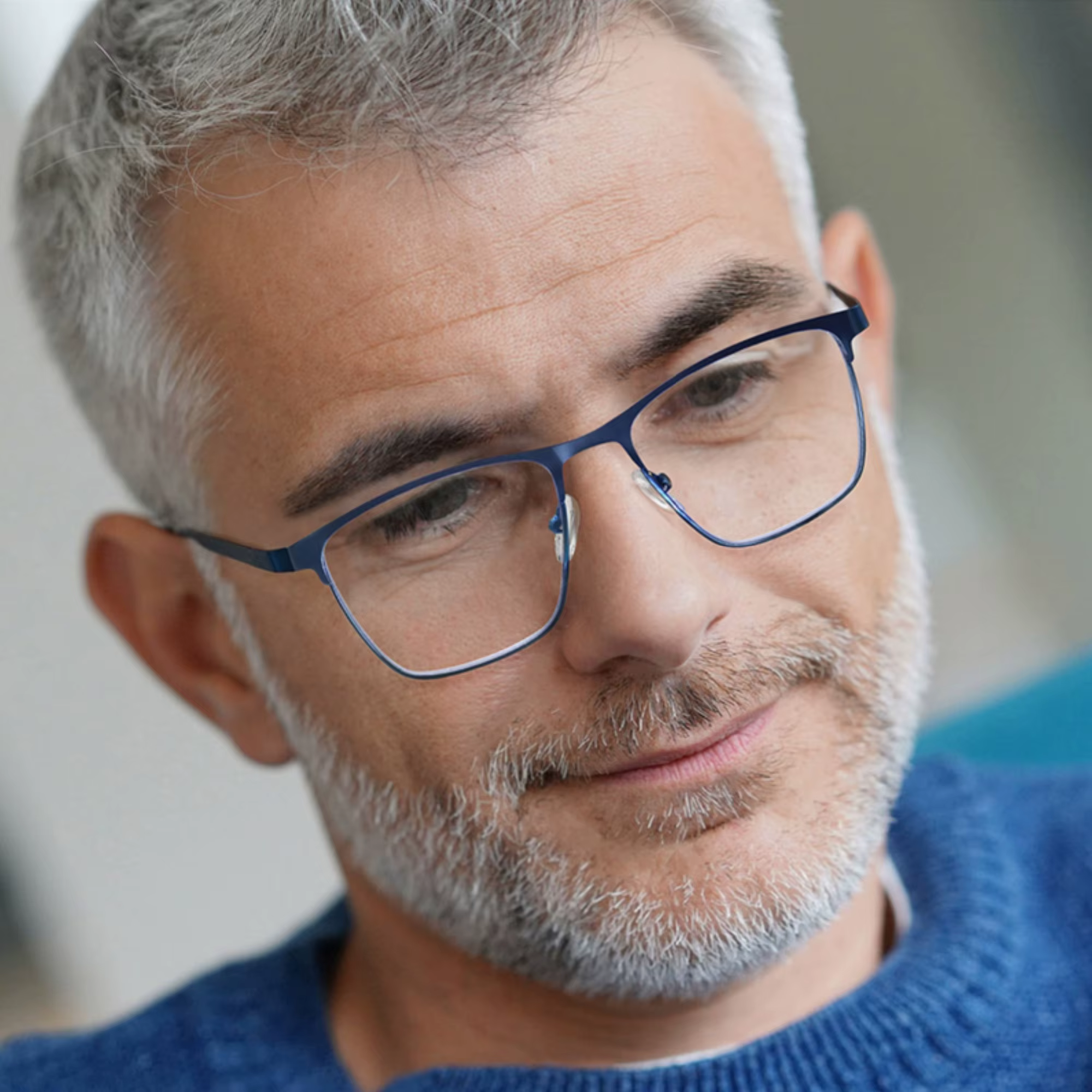 MODFANS lunettes de lecture à lumière bleue pour hommes cadre en métal lecteurs d'ordinateur presbyt