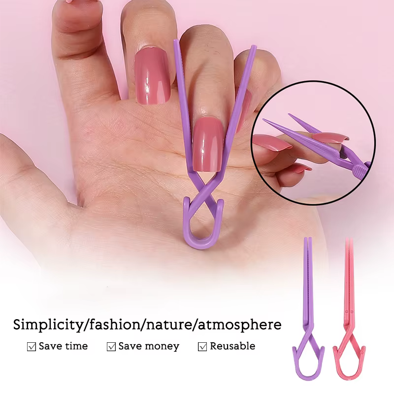 Ensemble de pinces à ongles pour vernis à l'huile, anti-déversement, couleurs mélangées, Clips de Pr