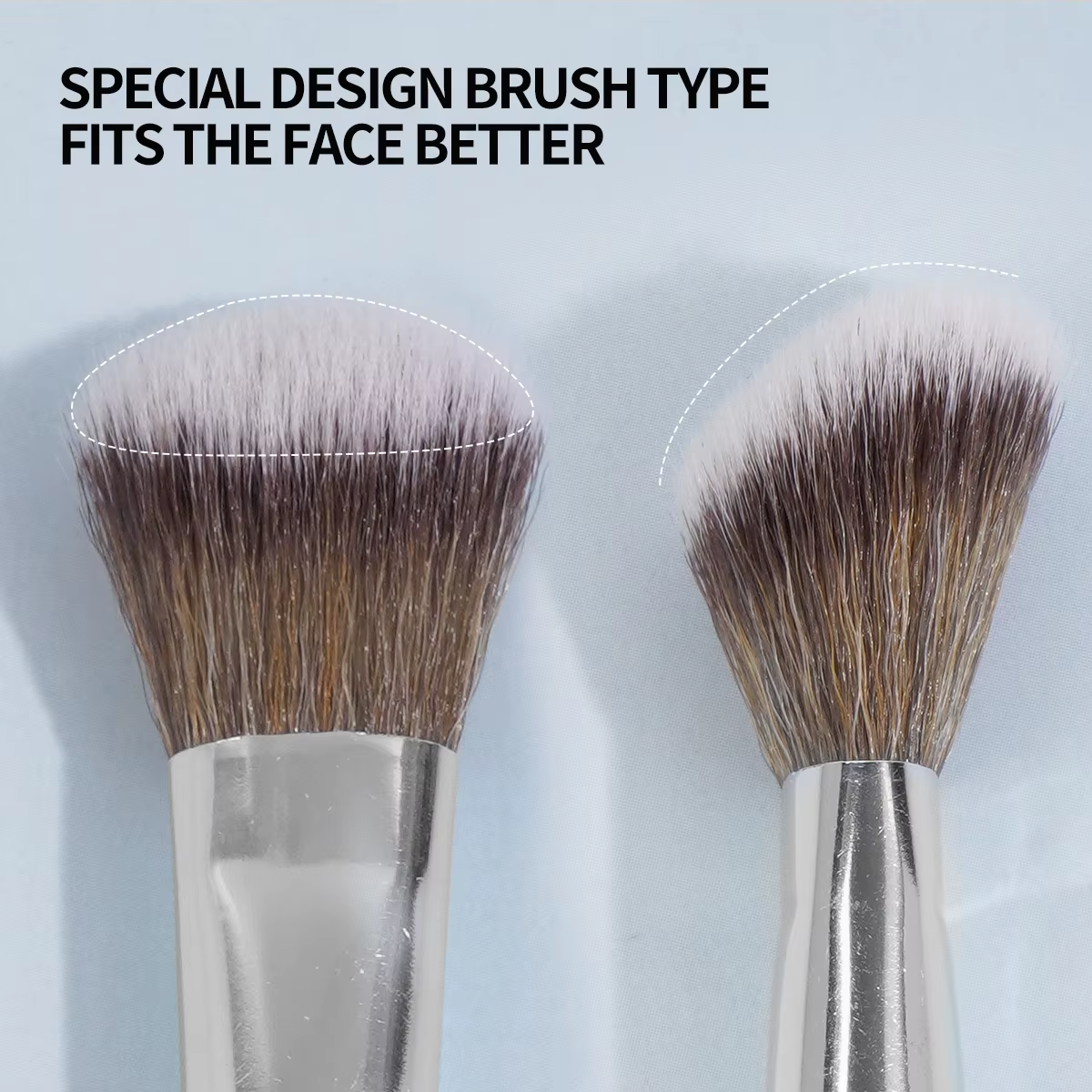 MAANGE 5 pièces/ensemble fond de teint correcteur pinceau de maquillage Contour Blush brosse impecca
