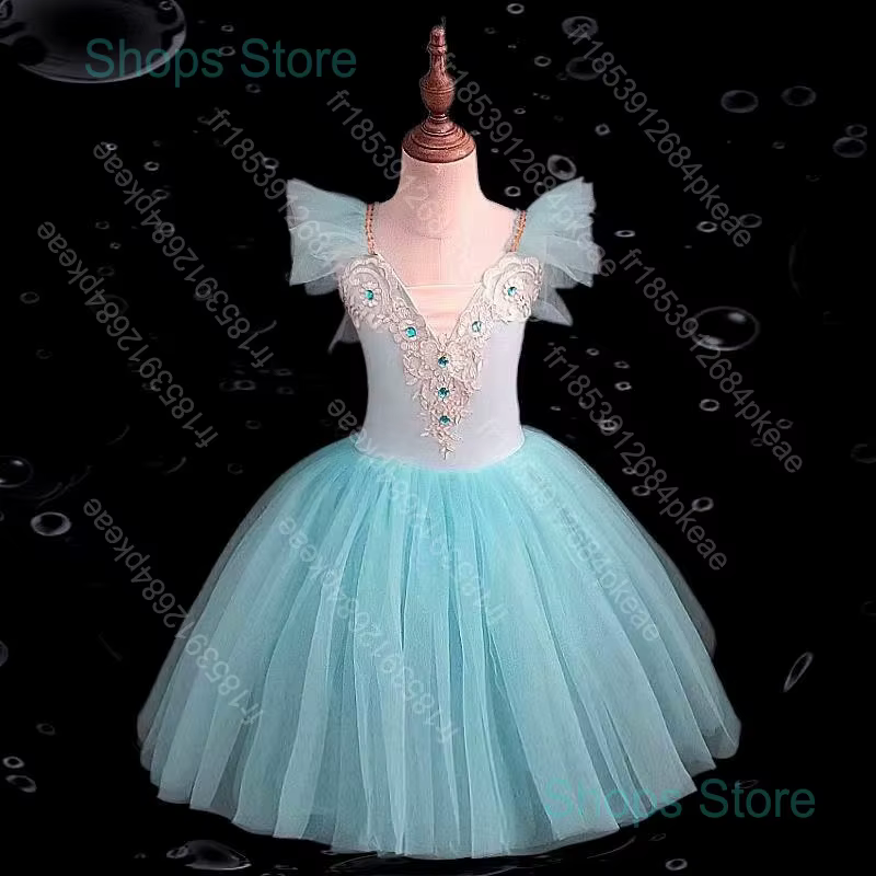 Jupe de ballet pour enfants, jupe de danse pour filles, costumes de spectacle collectif pour enfants