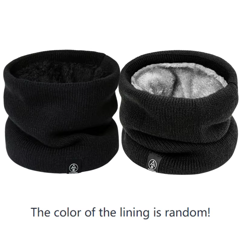Écharpe Snood unisexe en cachemire solide pour hommes et femmes, anneau de cou, optique chaude, mode