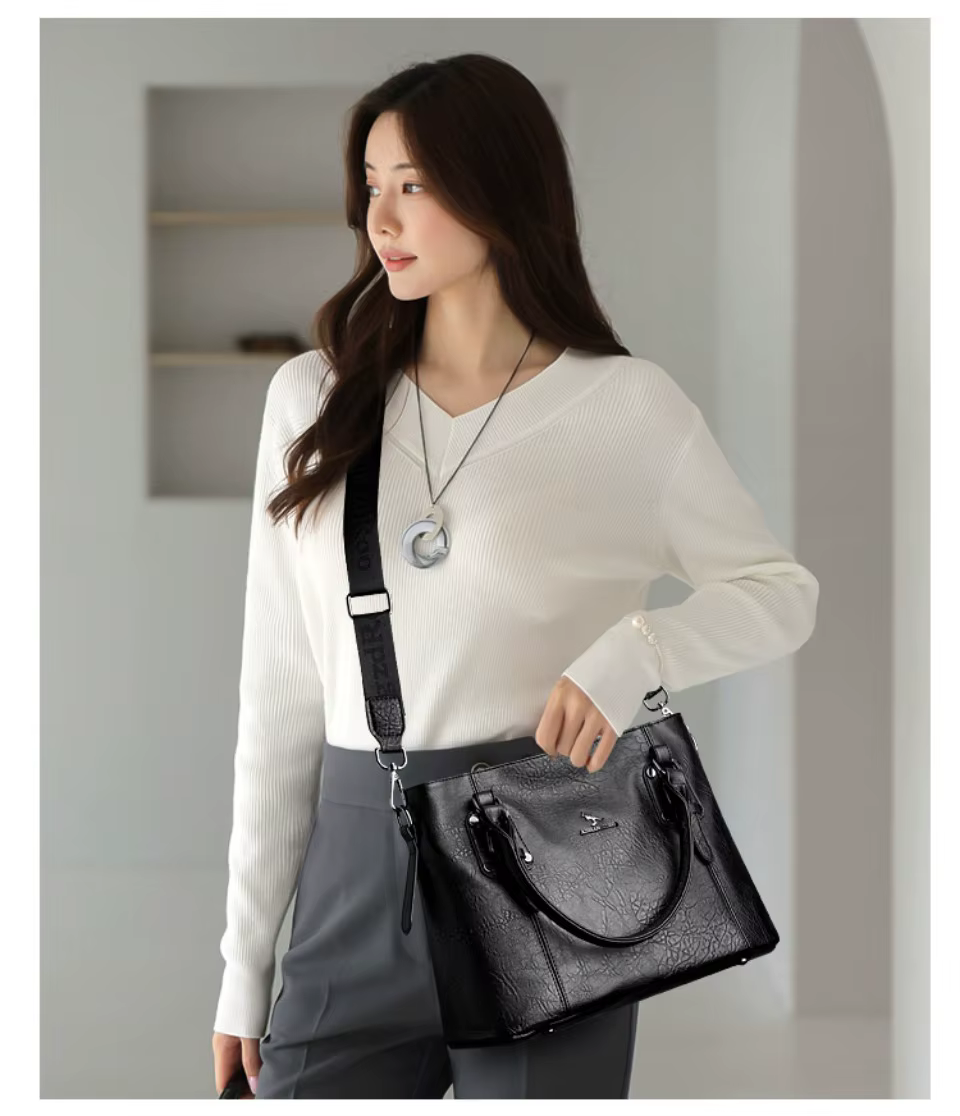 Sacs à main en cuir PU souple de marque authentique, sacs à poignée supérieure de créateur, sacs à b