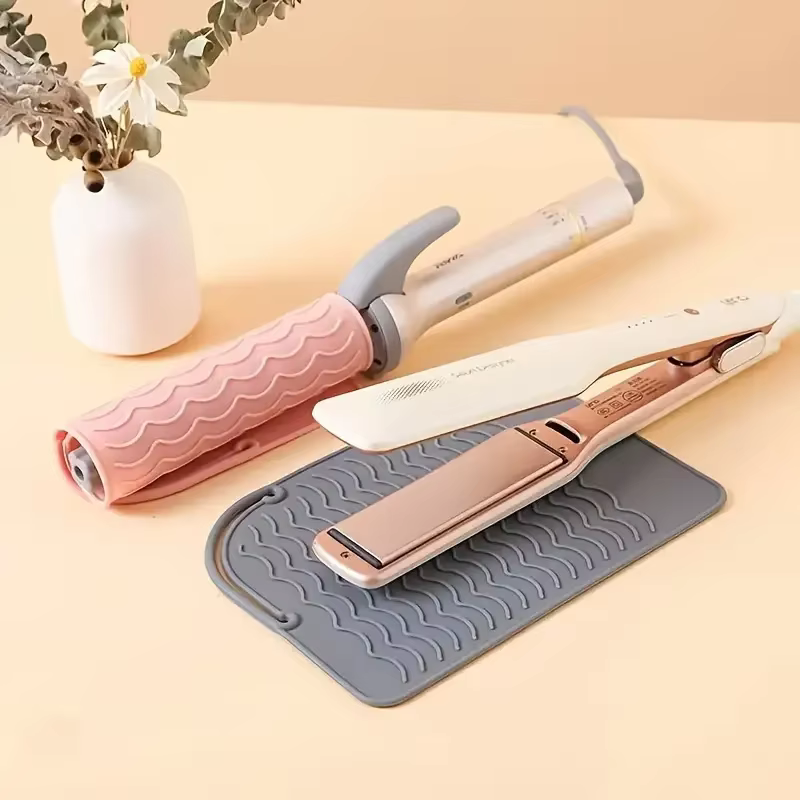 Tapis en Silicone résistant à la chaleur, grande taille, Portable, outils chauds de voyage, housse p