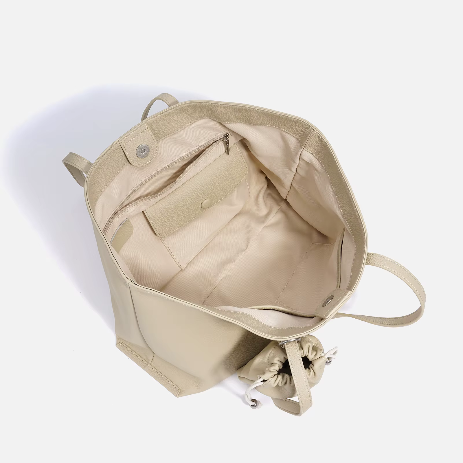 Sac à main à bandoulière Portable en cuir véritable pour femmes, fourre-tout de grande capacité insp