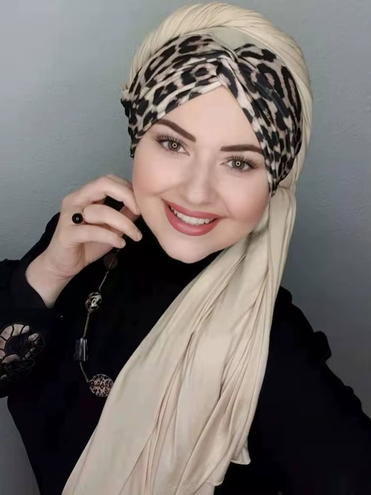 Hijabaya musulman pour femme, écharpe noire, hijab du Ramadan, hijabs en jersey de luxe, robe Abayas