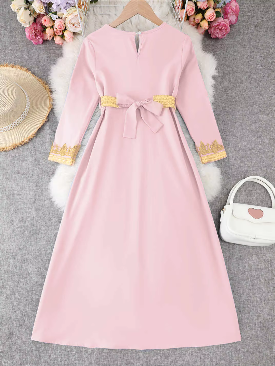 Robe de prière du moyen-orient pour filles, Abaya musulmane à capuche, robes arabes modestes islamiq