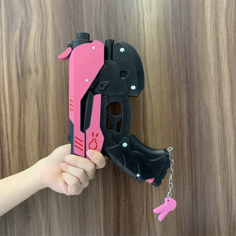 Jeu OW D. va Revolvers Arme Pistolet, 1:1, Cosplay, Sécurité, PU, Cadeau, Extérieur, Jouet, Caoutcho
