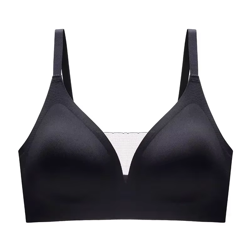 Soutien-gorge Sexy en Latex sans couture, sans armatures, Push Up, haut tubulaire, Bralette, sous-vê