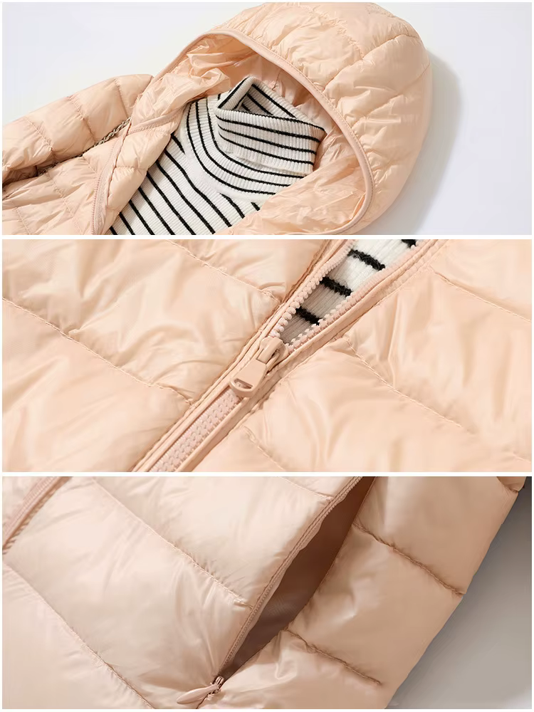 Veste bouffante Ultra légère pour femmes, 15 couleurs, nouvelle mode coréenne, manteau court à capuc