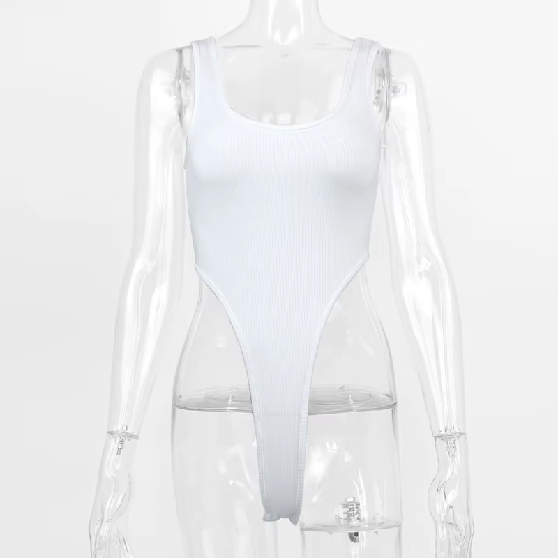 Débardeurs d'été, Bodys sexy pour femme, Nuisettes sans manches, Bodys slim Y2K, Vêtements pas chers