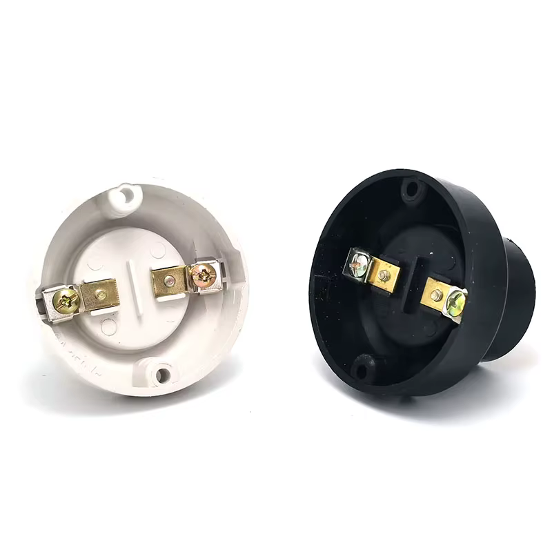 E27 vis ronde Conversion plat support de lampe à LED 6A bricolage bureau petite vis LED tête d'éclai