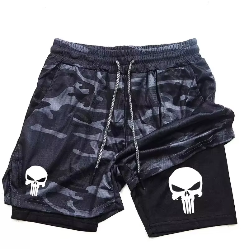 Short de Performance 2 en 1 pour hommes, nouveau short de sport à séchage rapide avec poche pour tél