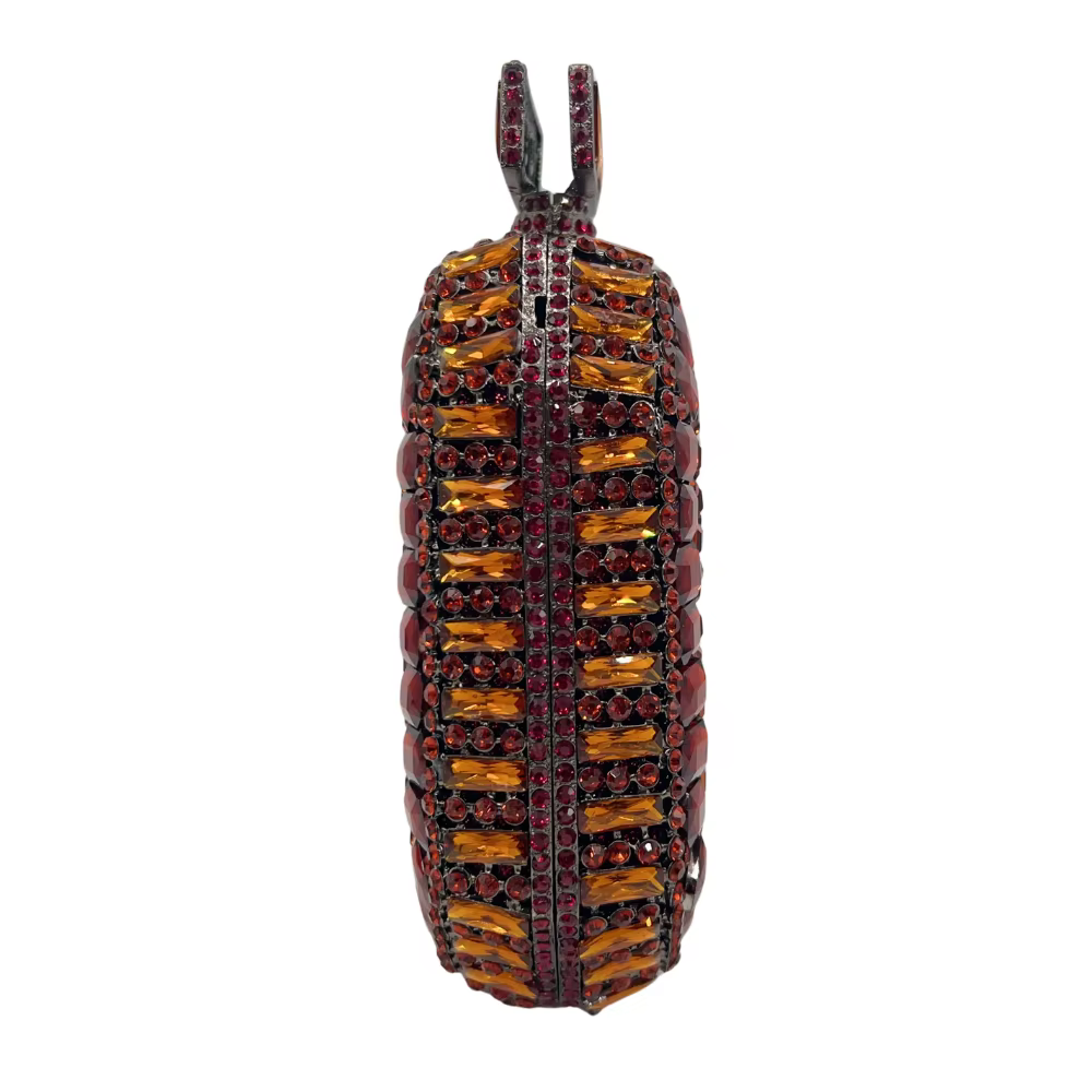 Bouteille de parfum de luxe de haute qualité, nouveau Design, sac en diamant, fête de mariage en dia
