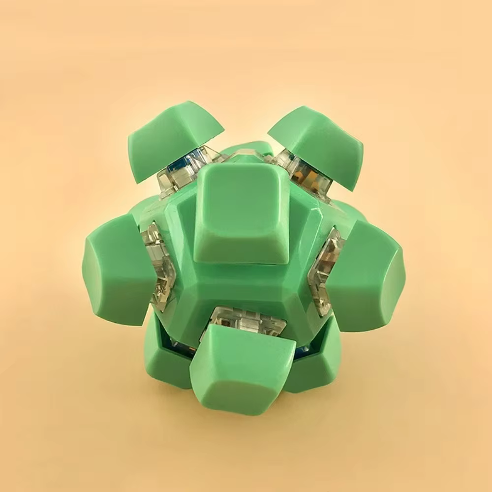 Nouveau 12 touches boule magique Fidget porte-clés touches bouton bricolage clavier doigt clavier ca
