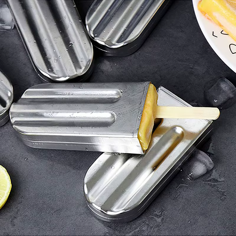 Moule à sucettes glacées en acier inoxydable, support à sucettes glacées, fabricant de sucettes glac