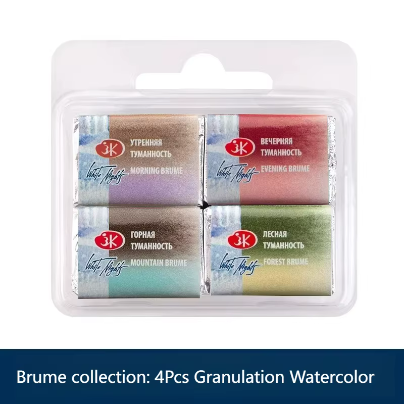 Aquarelle solide en granulés édition limitée Nuits Blanches Russes, peintures de qualité professionn