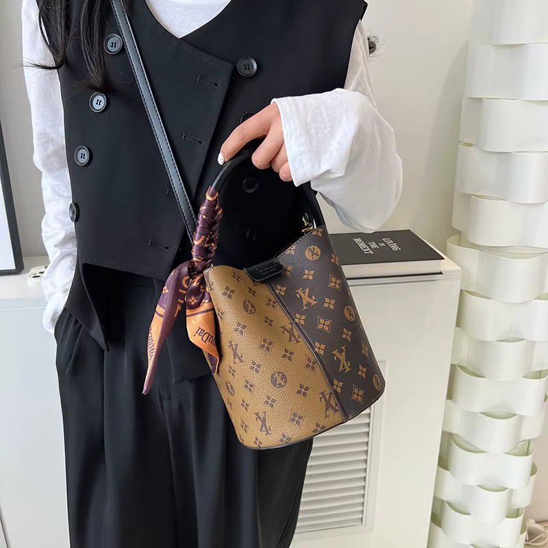 Sac de mode avancé pour femmes 2025, nouveau sac décontracté pour femmes, sac seau de grande capacit