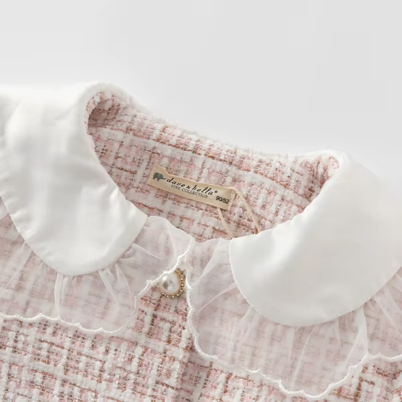 MACCLIFEN-Ensemble de robe de princesse deux pièces pour filles, décontracté, doux, mignon, charme, 