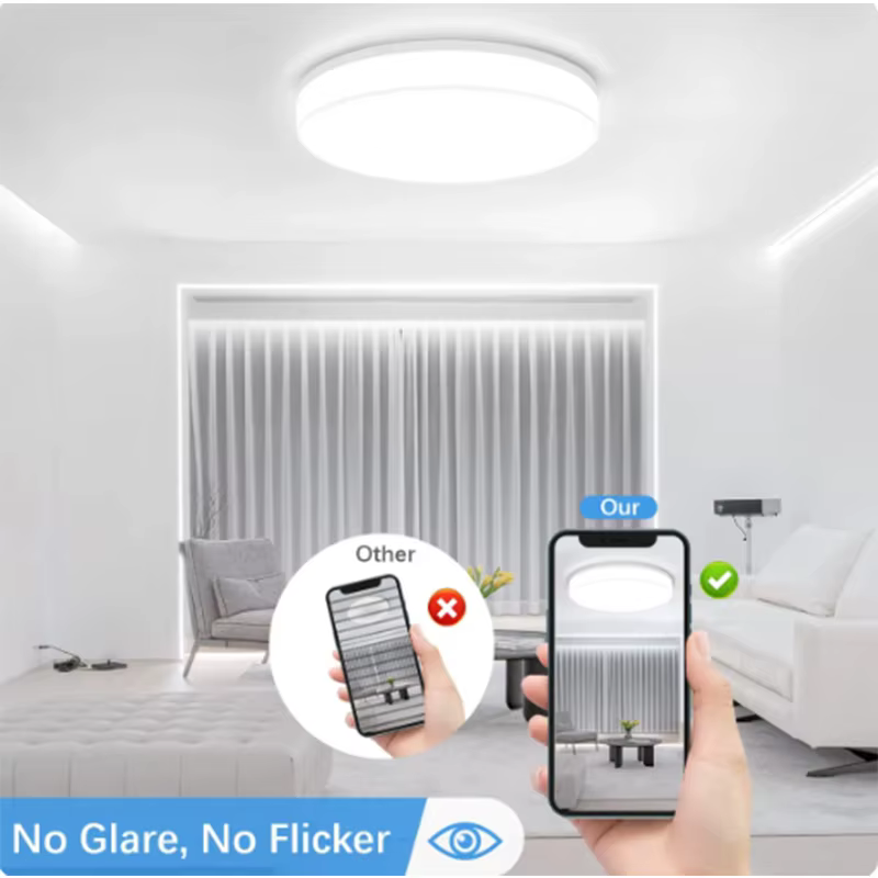 Ultra-mince LED ronde plafonnier chambre lumière Lustre LED lumières pour chambre plafonnier luminai
