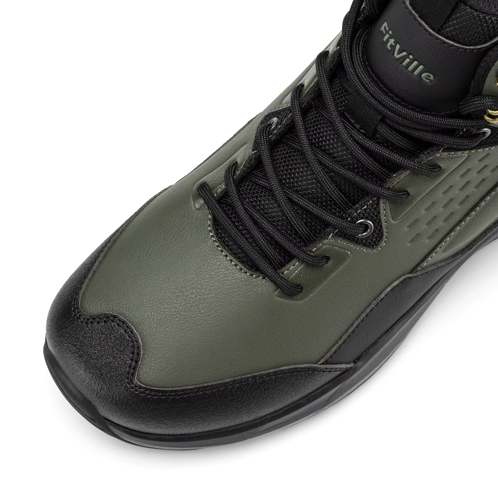 FitVille – bottes de randonnée larges pour hommes, chaussures de trekking résistantes à l'eau, antid