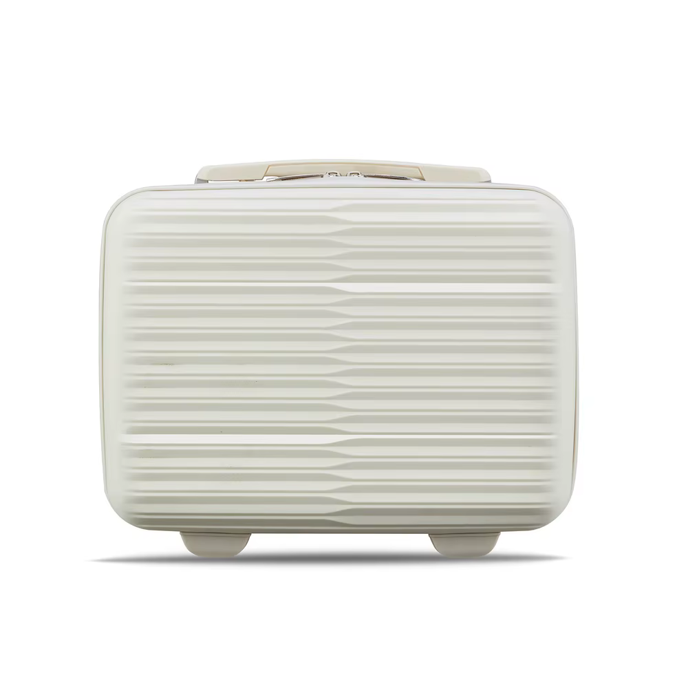 Valise de voyage 14 pouces avec fermeture éclair, noire/rose/bleue/blanche/rouge, pour femmes/hommes